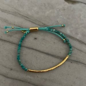 Green gorjana bracelet- never worn